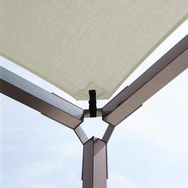 Pergola Sojag Dunwich 8 pi x 8 pi, Crème, crème