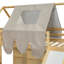 Cadre simple en forme de maison avec tente, format naturel + beige-1762022949