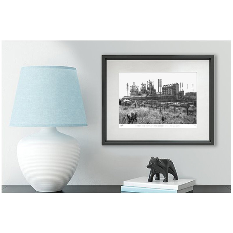 Corby, The Stewarts And Lloyds Steel Works C1955 by Francis Frith - Single Picture Frame Print, 60cm H x 80cm W x 2.3cm D
