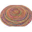 Tapis brun en coton tressé à la main Munford-40282588