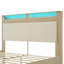 Wood Bed With Headboard Storage-1537522324
