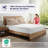 100% Viscose from Bamboo Fitted Sheet Only, 300 Thread Count, Extra Deep Pocket, Elastic with 4 Corner Straps, Cooling & Breathable, Bedding Sheets for Hot Sleepers - Gift-Ready Packaging (White)-111683280-111683281