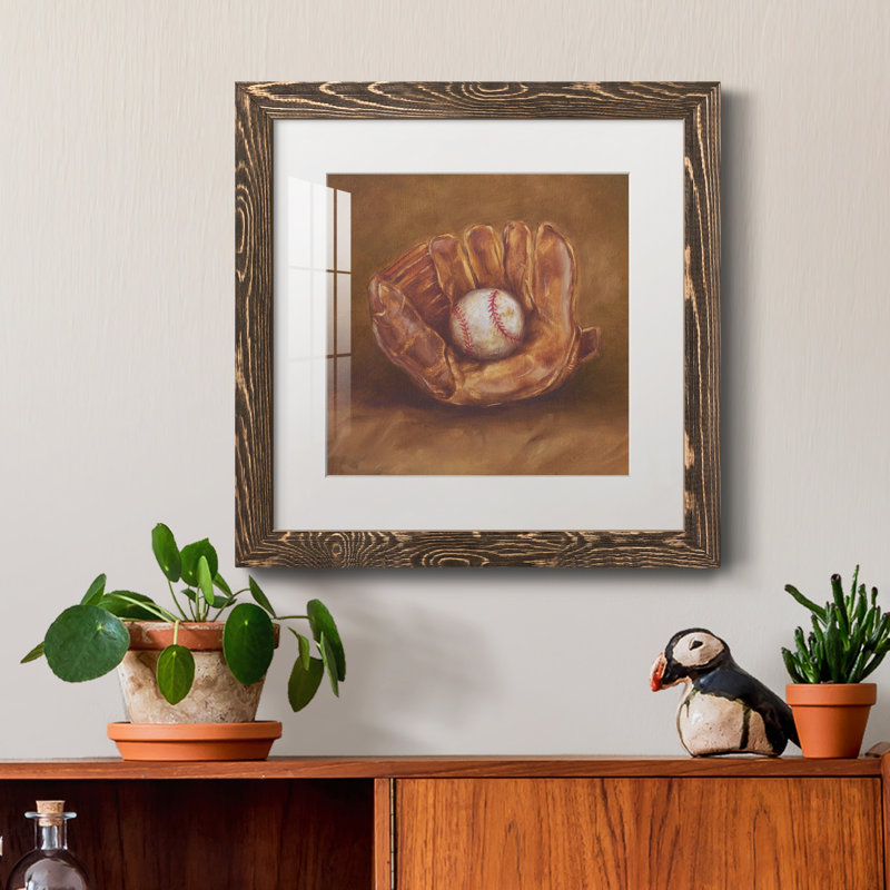 «Rustic Sports III», reproduction encadrée de qualité supérieure - prête à être accrochée, H 31,5 po x l 31,5 po x P 1,5 po