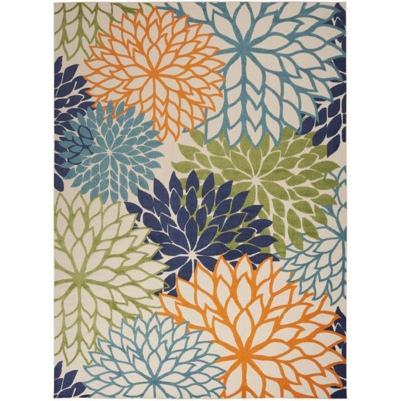 Tapis transitionnel multicolore Newton, Rectangle 10 pi x 14 pi