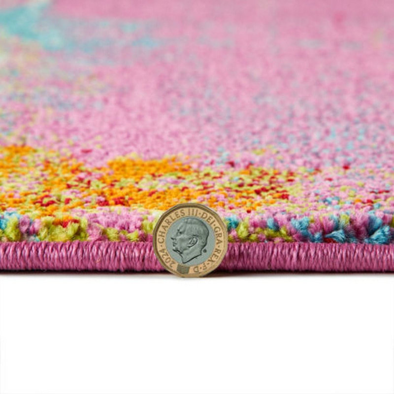 Abstract Rug, Stain Resistant Area Rug For Bedroom, & Dining Room, Rectangle 160 x 220cm