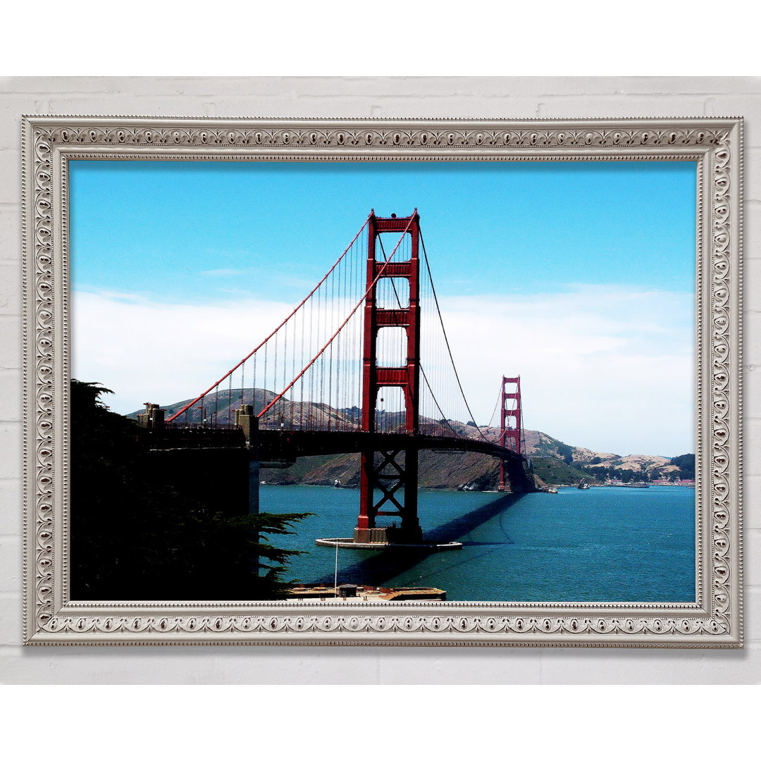 Golden Gate Bridge in der Ferne - Einzelner Bilderrahmen Kunstdrucke