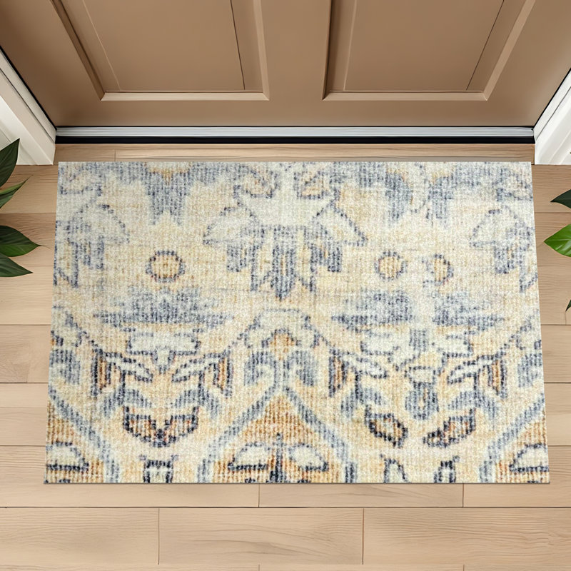Petit tapis de sol lavable Sweet Curry, L 20 po x L 28 po