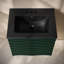 Ensemble de meuble-lavabo mural 24 po avec comptoir central à 3 trous Judd-1252352154-1252352156