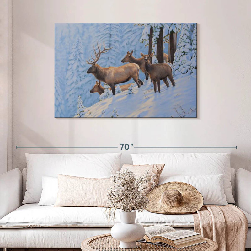 Brampt Early Snow, 30" H x 45" W