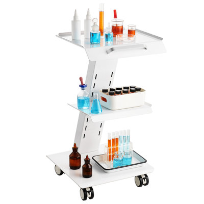 Chariot de laboratoire, chariot de laboratoire roulant avec douille intégrée
