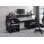 Bureau de musique rectangulaire avec 2 compartiments ouverts, parfait pour les espaces de pratique organisés et efficaces.