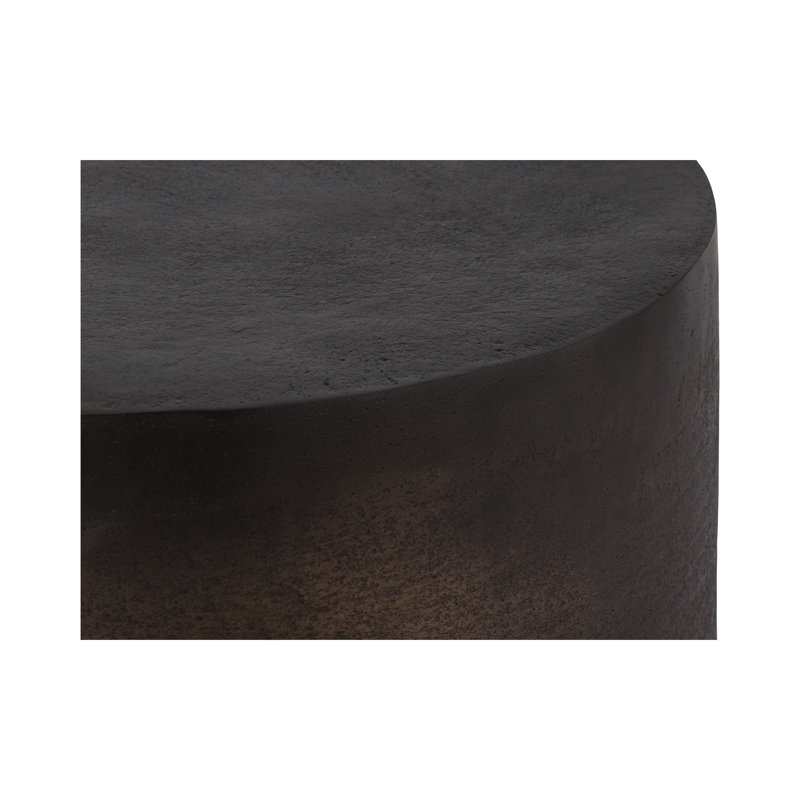 Claes 3 Legs End Table,  Bronze