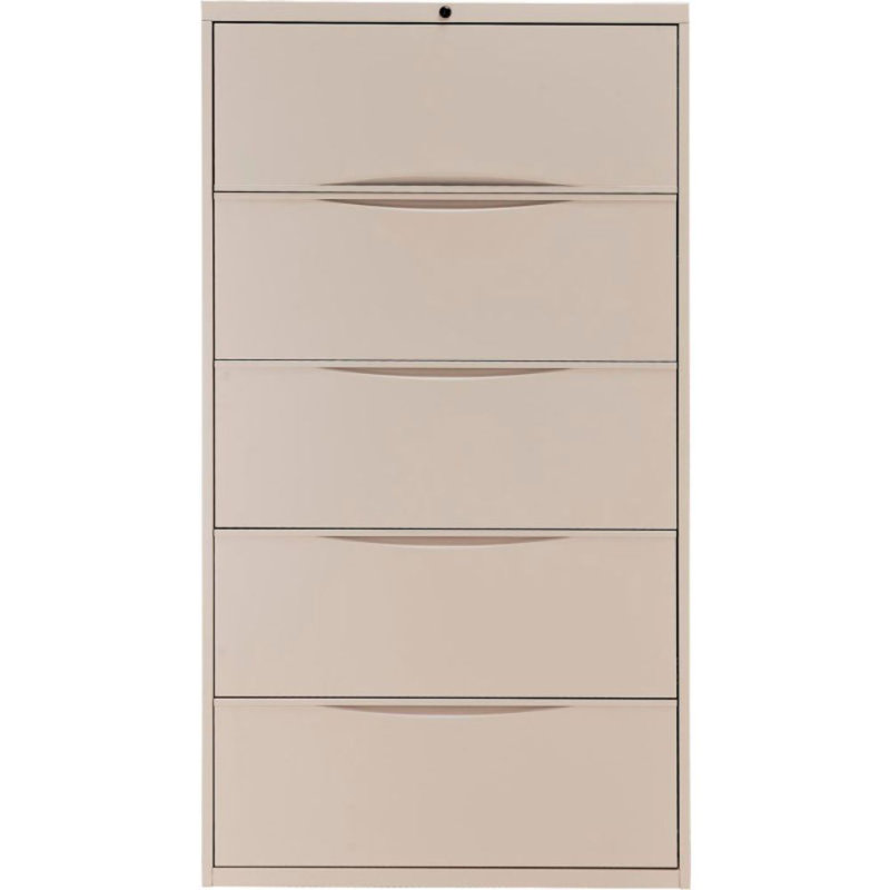 36'' Wide Putty Steel 5-Drawer File Cabinet