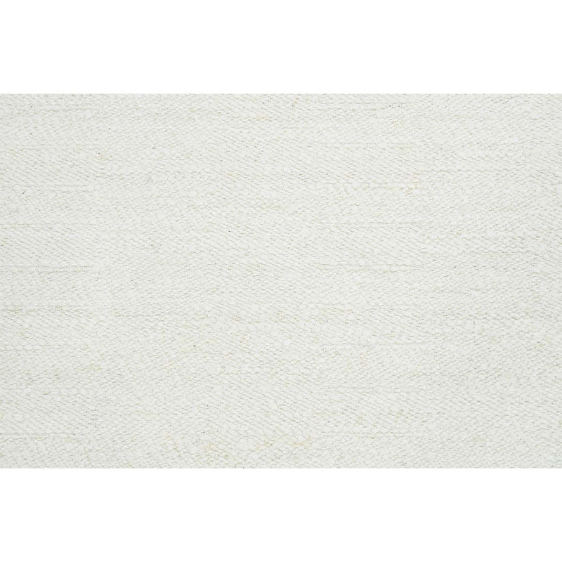 Wool Area Rug in Ivory, Rectangle 10' x 14'