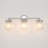 Markeice 3-Light Dimmable Sphere Globe Ribbed Glass Bathroom Vanity Light-854994500