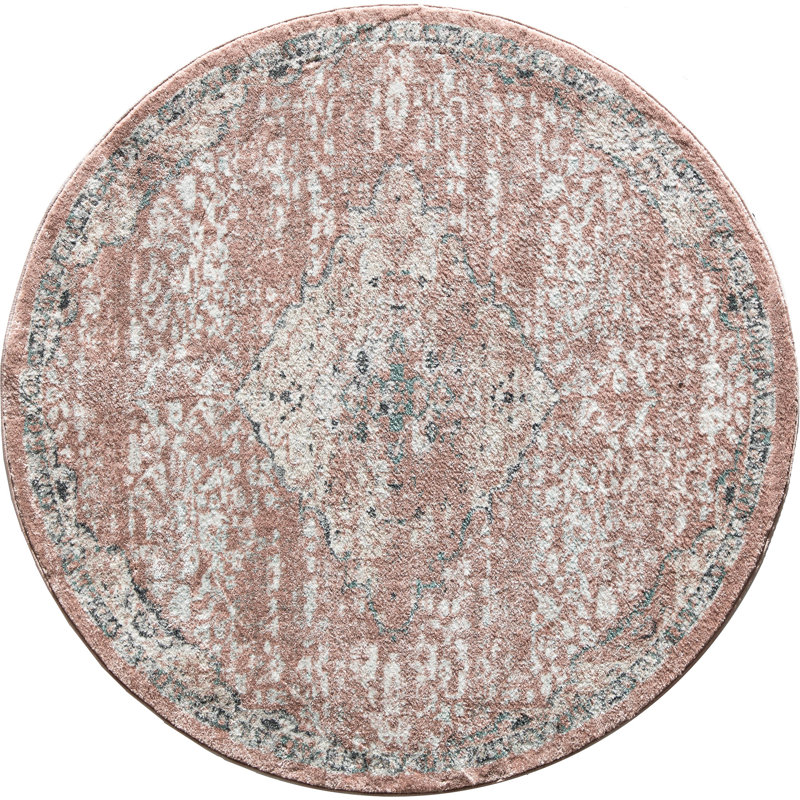 Tapis rose amande Gunson, Rond 6 pi