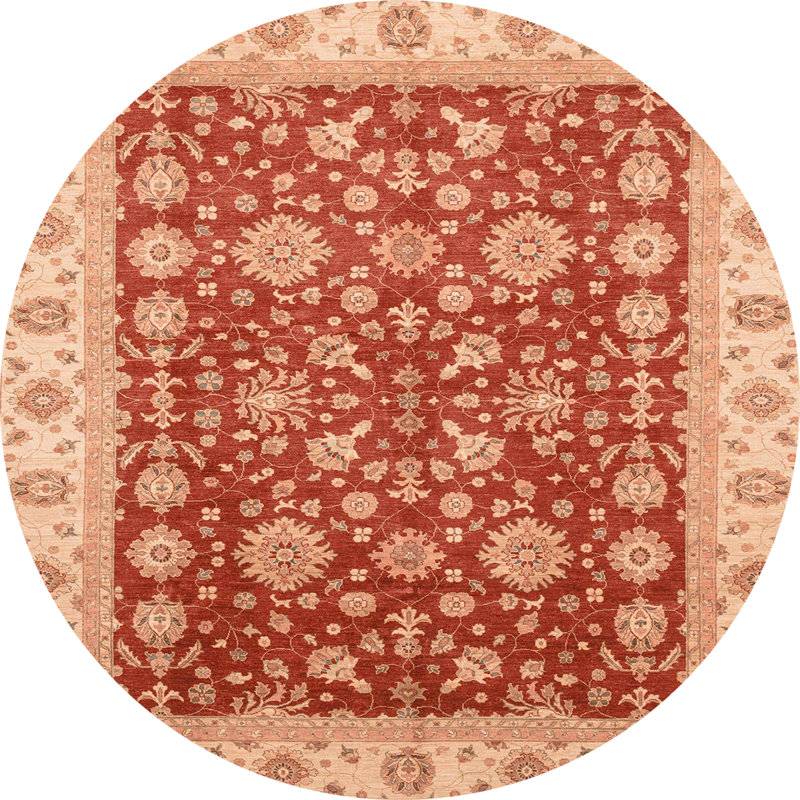 Abstract Indoor Rug, Round 3'