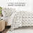 Home Feathers Pattern Duvet Cover Set-53644698