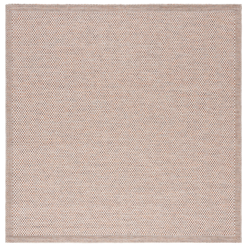Sorsha Sisal All-Weather Performance Checkered Indoor/Outdoor Area Rug, Square 6'7"