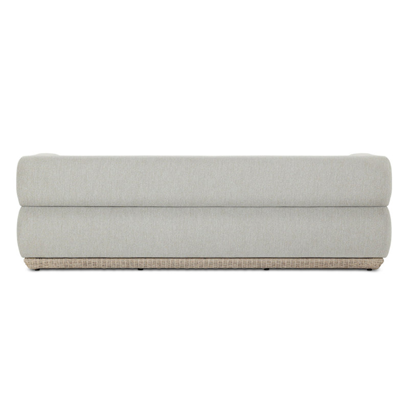 Evander Outdoor Sofa-96"-Ramiro Ecru