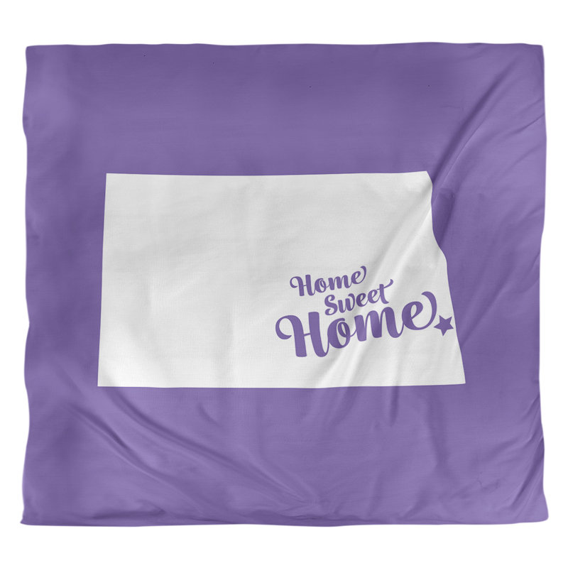 Housse de couette pour la maison, Housse de couette pour très grand lit, Mauve, Polyester brossé