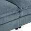 Luxueux canapé en chenille en forme de U pour des espaces polyvalents et un confort ultime-113931800