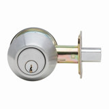 Adjustable Backset Double Cylinder Deadbolt