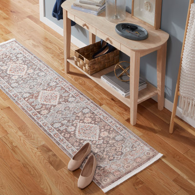 Tapis lavable à dossier antidérapant Town / Country Everyday Rein Everwash - brun / gris