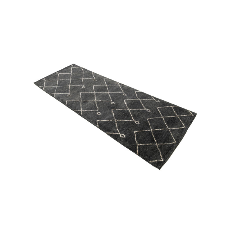 Tapis de couloir noir Howard