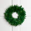 Two-Tone Feathers Christmas Wreath - 14.5" - Unlit-1648704400
