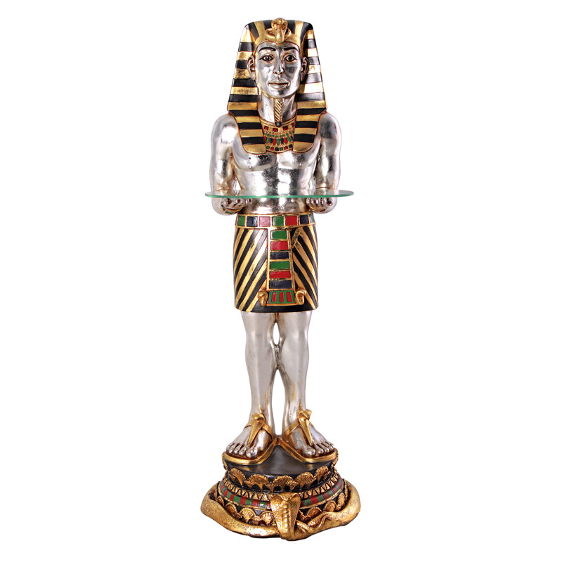 Statue de majordome égyptien Pharaon