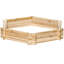 Lit de jardin surélevé en bois Outsunny