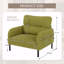 Fauteuil d'appoint rembourré en velours côtelé Corduroy-1248275571