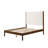 Ardin Solid Wood Bed with Boucle Headboard-1690676286-1690676285