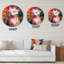Portrait d'une jeune femme noire africaine - Horloge murale contemporaine-59914010