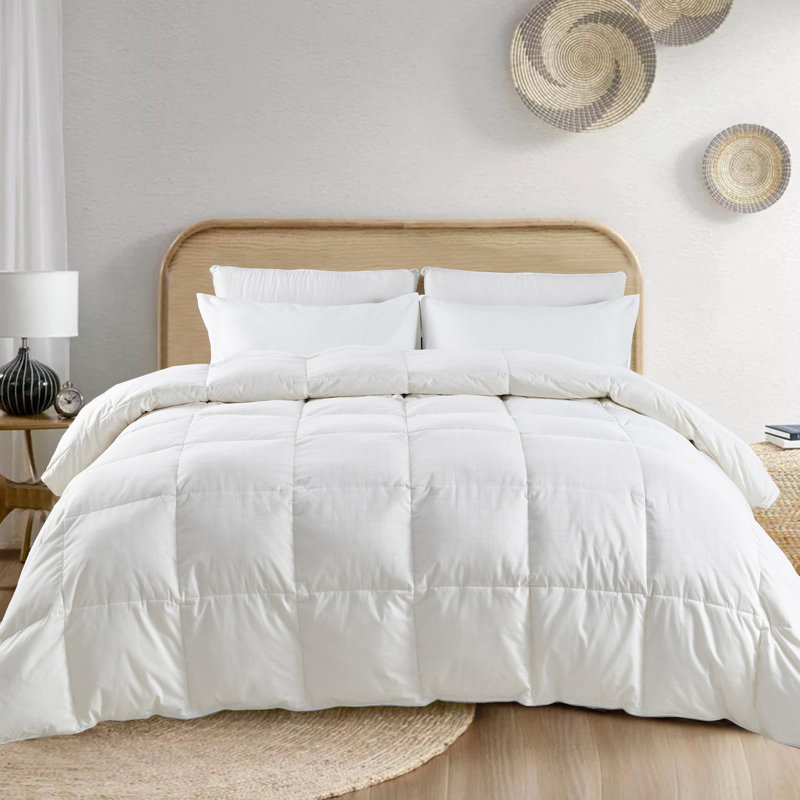 Édredon léger en duvet d'oie blanche, Très grand lit