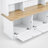 Hall Tree With Bench, APP-Controlled LED Coat Rack With 3 Cabinets & 9 Hooks, Wood, Modern Farmhouse, Mudroom-1610020111