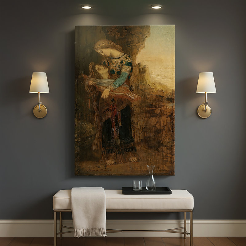 Orphée - toile tendue par Gustave Moreau, 32 x 48