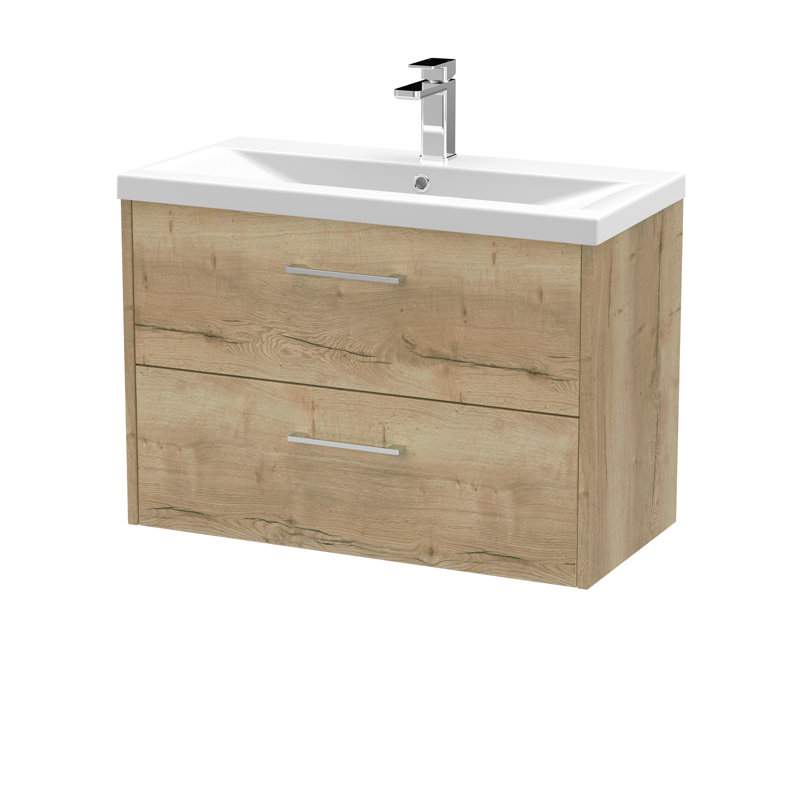 Juno 800 mm Single Vanity, Autumn Oak