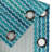 East Urban Home Abstract Grommet Curtain Decorative 2-Panel Window Drapes, 50" Aqua Blue Turquoise-106354330