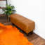 Banc en cuir véritable Kaylee