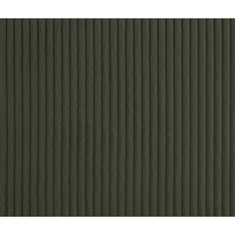 Banc en tissu Willow, Velours côtelé vert