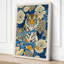 Tiger in Bloom Botanical - Wrapped Canvas-1922794416-1922794418
