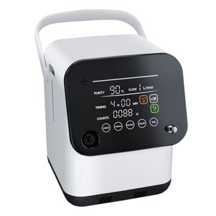 Home use Oxygenerator Machine 1L/93% Continuous, 1-7L 93%-33% Adjustable with humidifier-tank, LCD&Remote-control