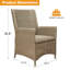 Rattan Patio Dining Side Chair Set of 2-1515412322