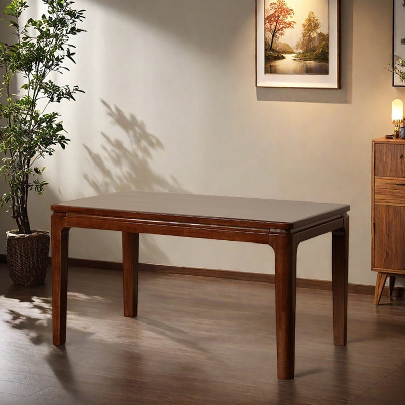 Retro Simple Rubber Wood Solid Wood Table