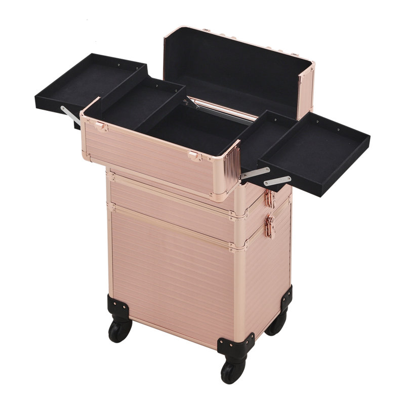 Faux Leather Makeup Organizer