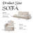 70in Convertible Floor Sofa Bed