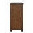 Alisher Traditional Rustic 32" Electric Fireplace Wire Brushed Console TV Stand - Brown