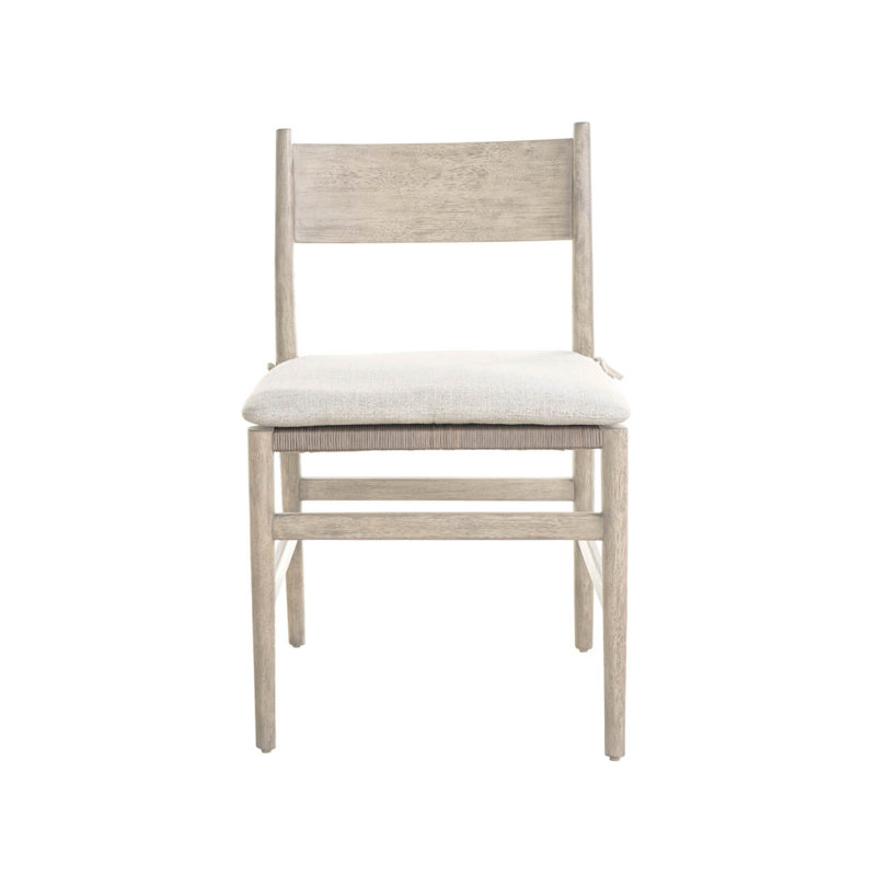 Dwell Solid Wood Dining Chair, Ivory
